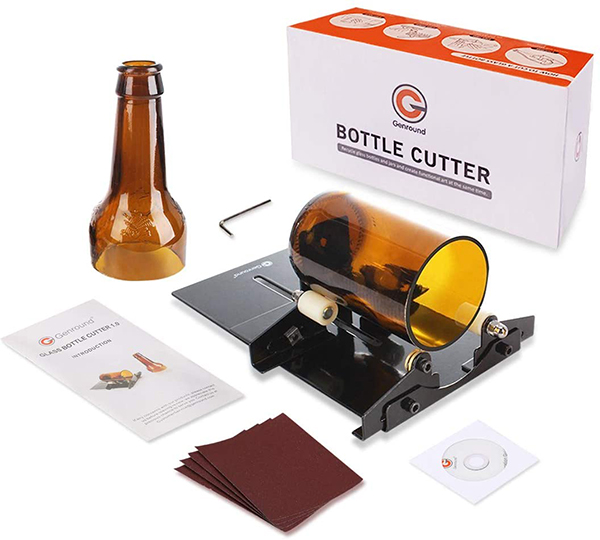 2pc Efficient Glass Cutting Tool Wine Bottle Cutter with Long