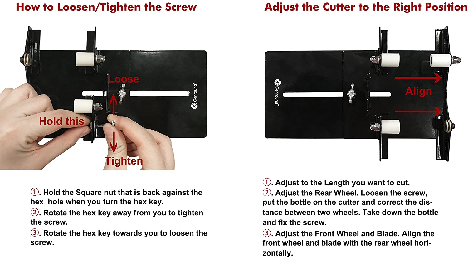 Genround Glass Bottle Cutter