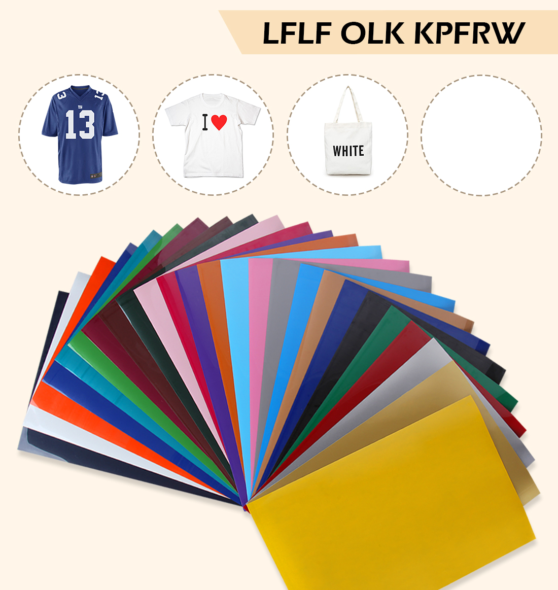 Genround HTV Heat Transfer Vinyl 44 PCS